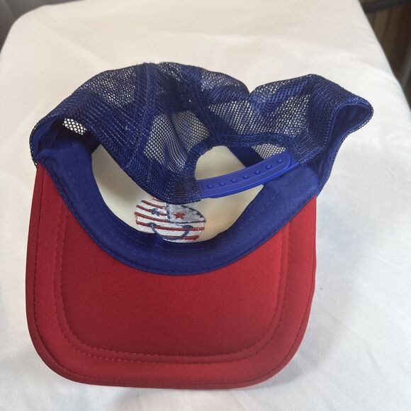 SHEIN Hat Red White And Blue American Flag NWOT - Picture 5 of 8